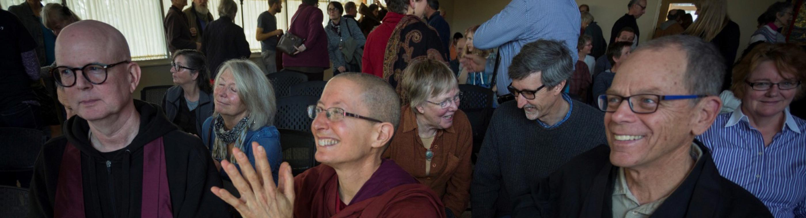 People at Sacramento Dharma Center meeting