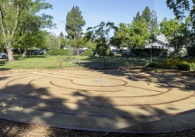 A labyrinth for walking meditation